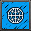 🌐! icon