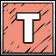 T icon