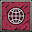 🌐! icon
