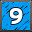 9! icon