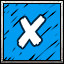 ✘! icon
