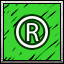 Ⓡ icon