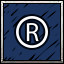 Ⓡ! icon