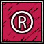 Ⓡ icon