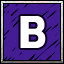 B icon