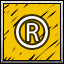 Ⓡ icon