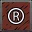 Ⓡ! icon