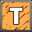 T icon