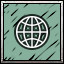 🌐 icon