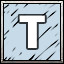 T icon