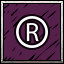 Ⓡ! icon