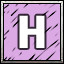H icon