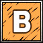 B icon