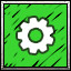 ⚙ icon