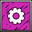 ⚙ icon