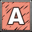 A icon