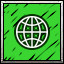 🌐 icon