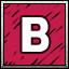 B icon