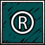 Ⓡ! icon