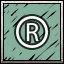 Ⓡ icon