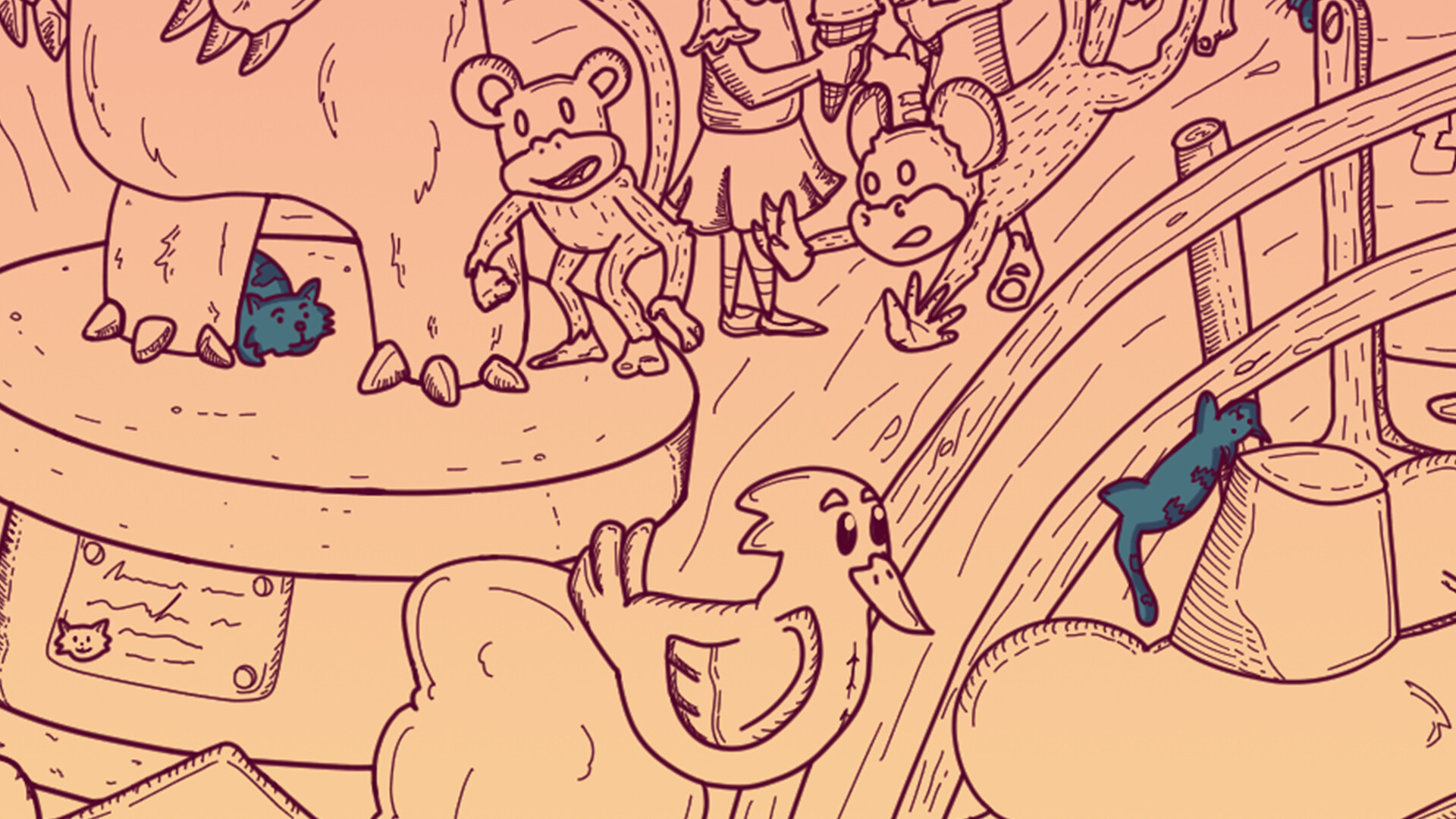 Secret Cats - Zoo Screenshot 2