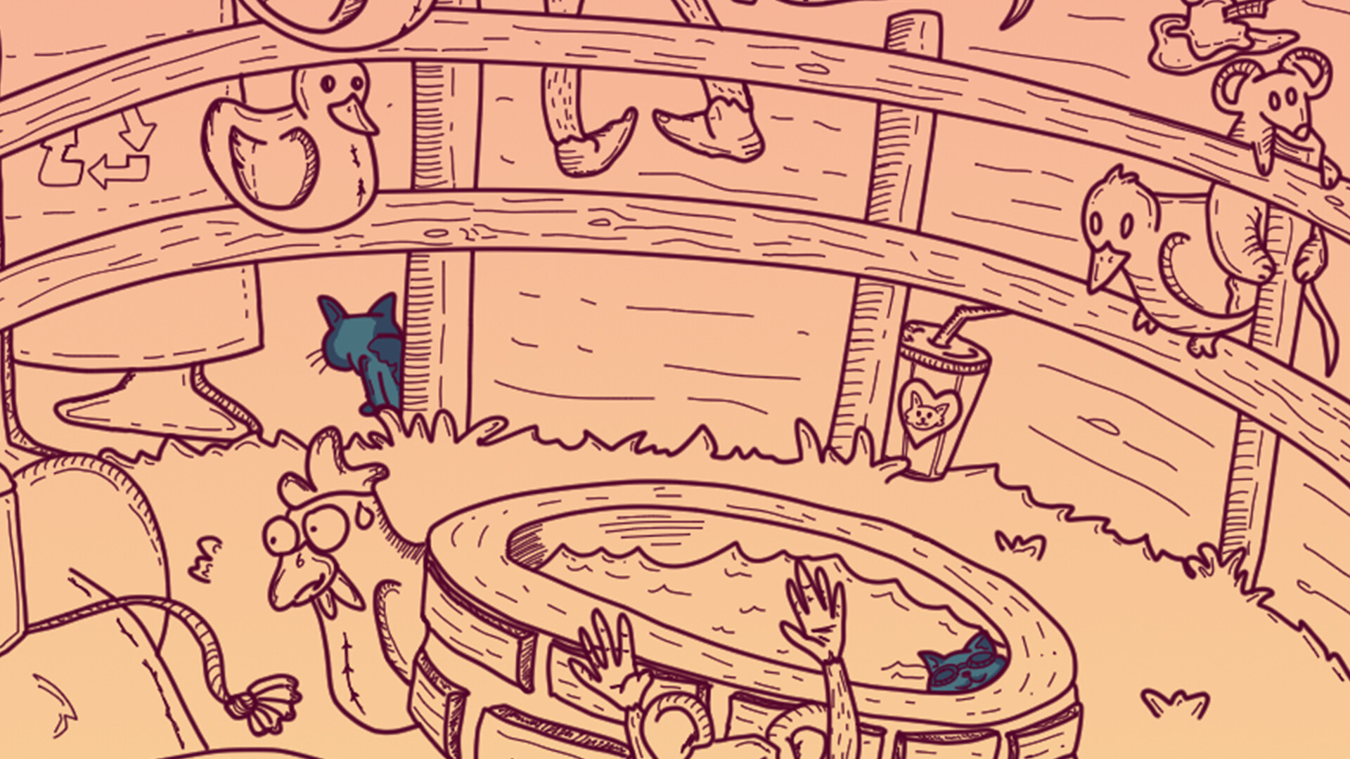 Secret Cats - Zoo Screenshot 0