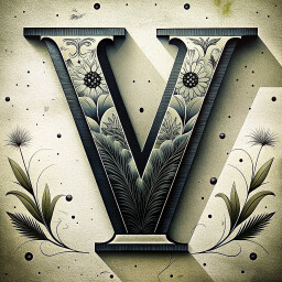 V icon