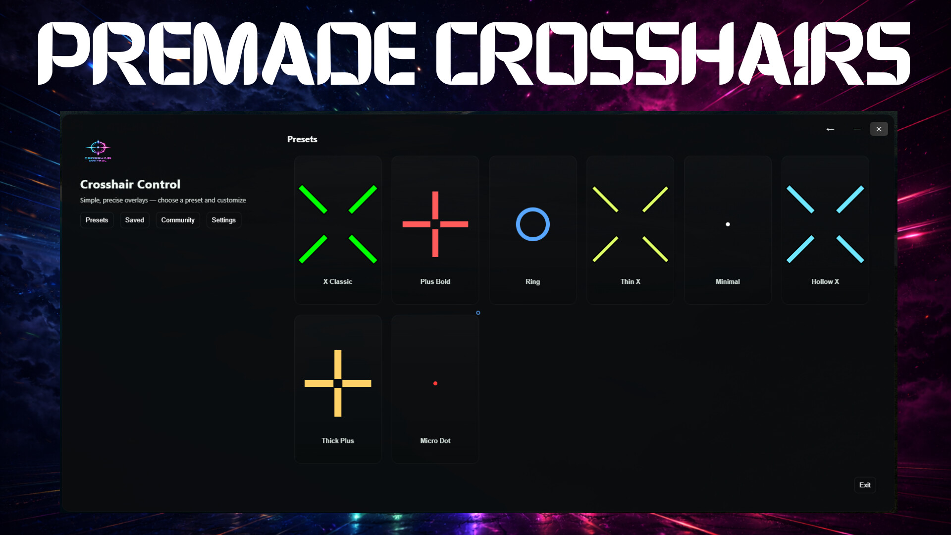 Crosshair Control Screenshot 1