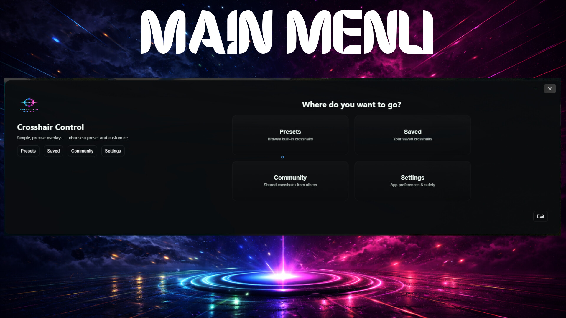 Crosshair Control Screenshot 3