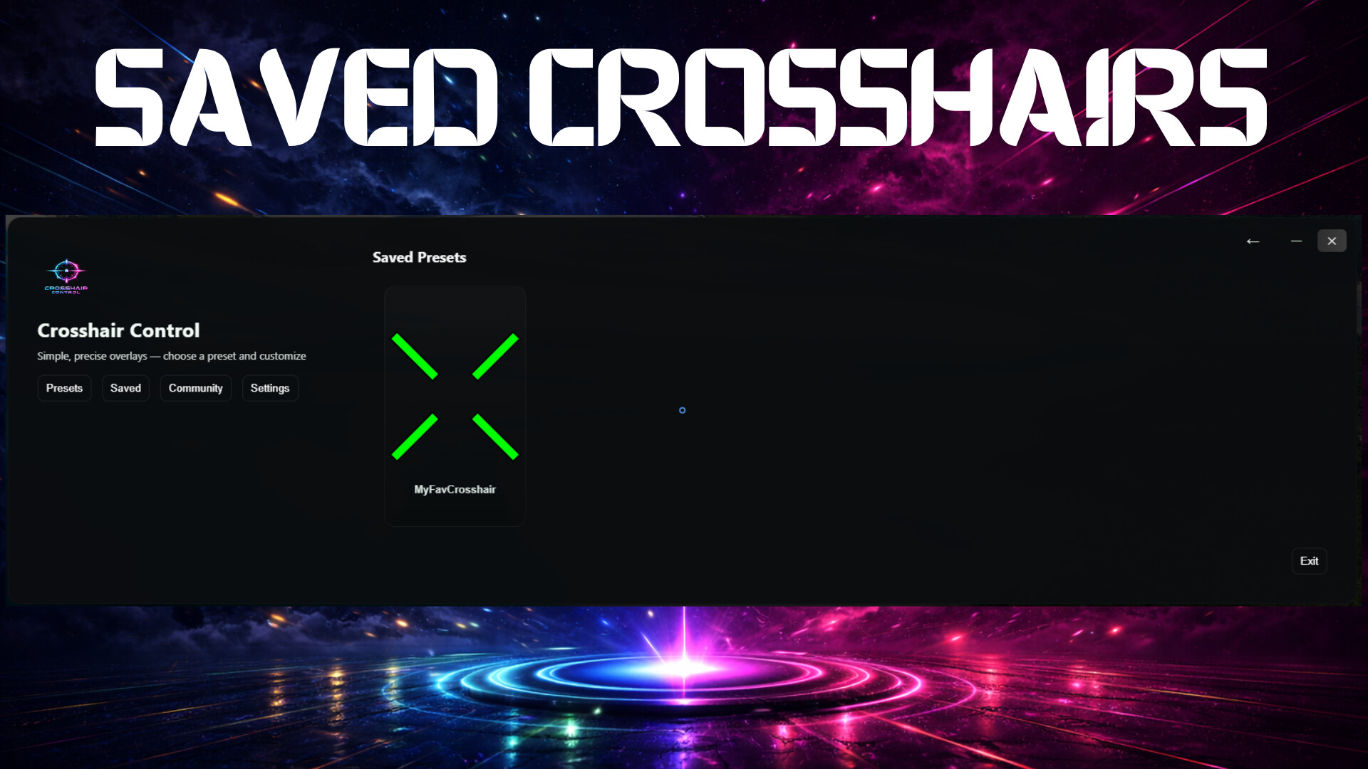 Crosshair Control Screenshot 2