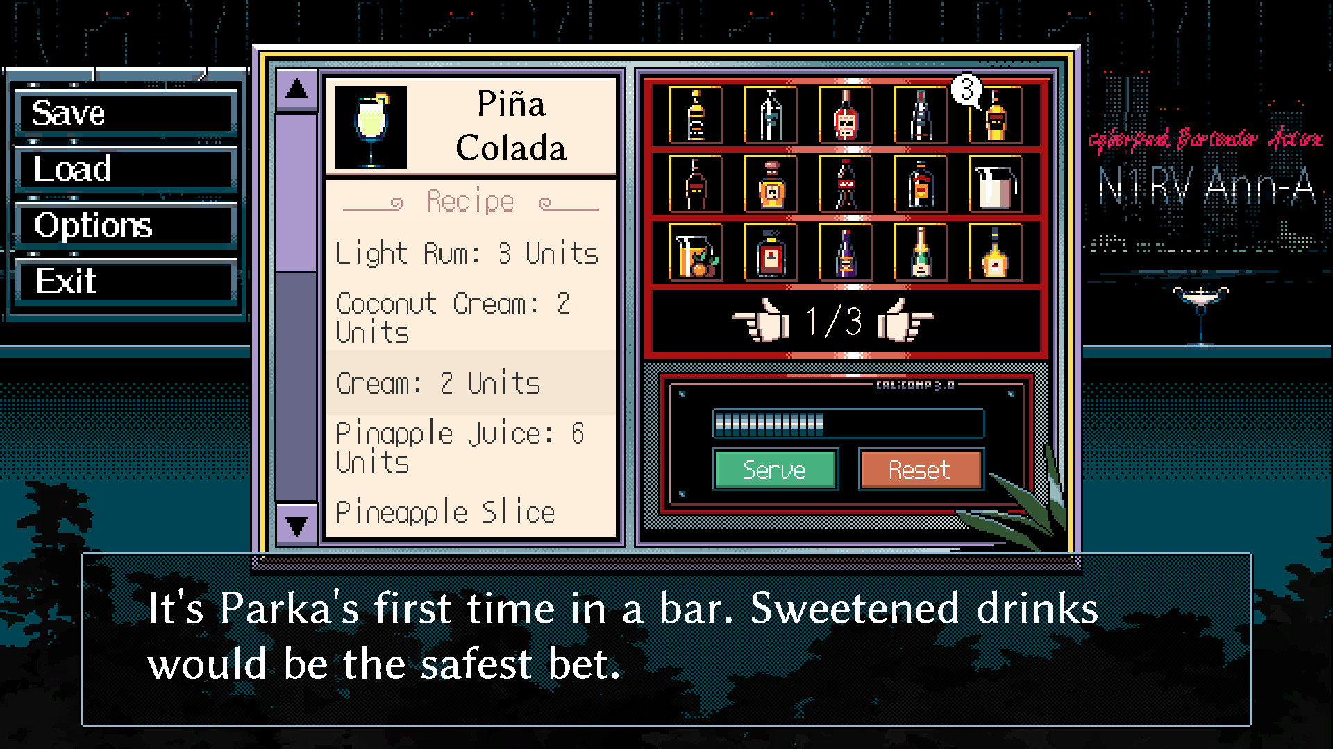 N1RV Ann-A: Cyberpunk Bartender Action Screenshot 3