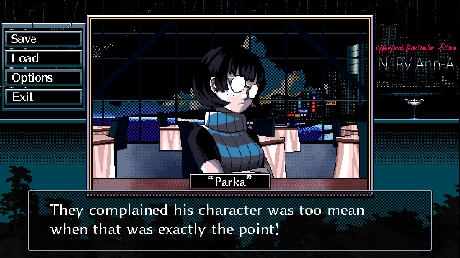 N1RV Ann-A: Cyberpunk Bartender Action Screenshot 0