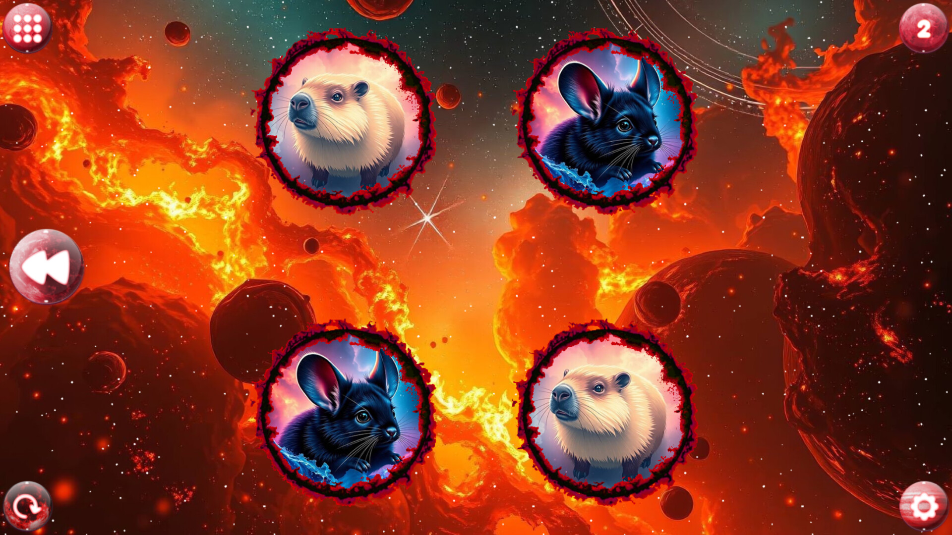 Space Memory: Rodents Screenshot 0