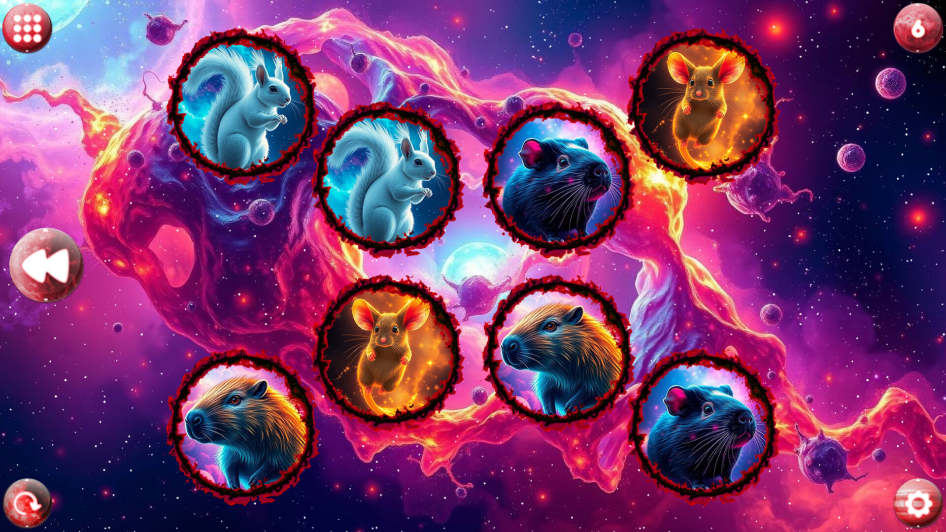 Space Memory: Rodents Screenshot 2