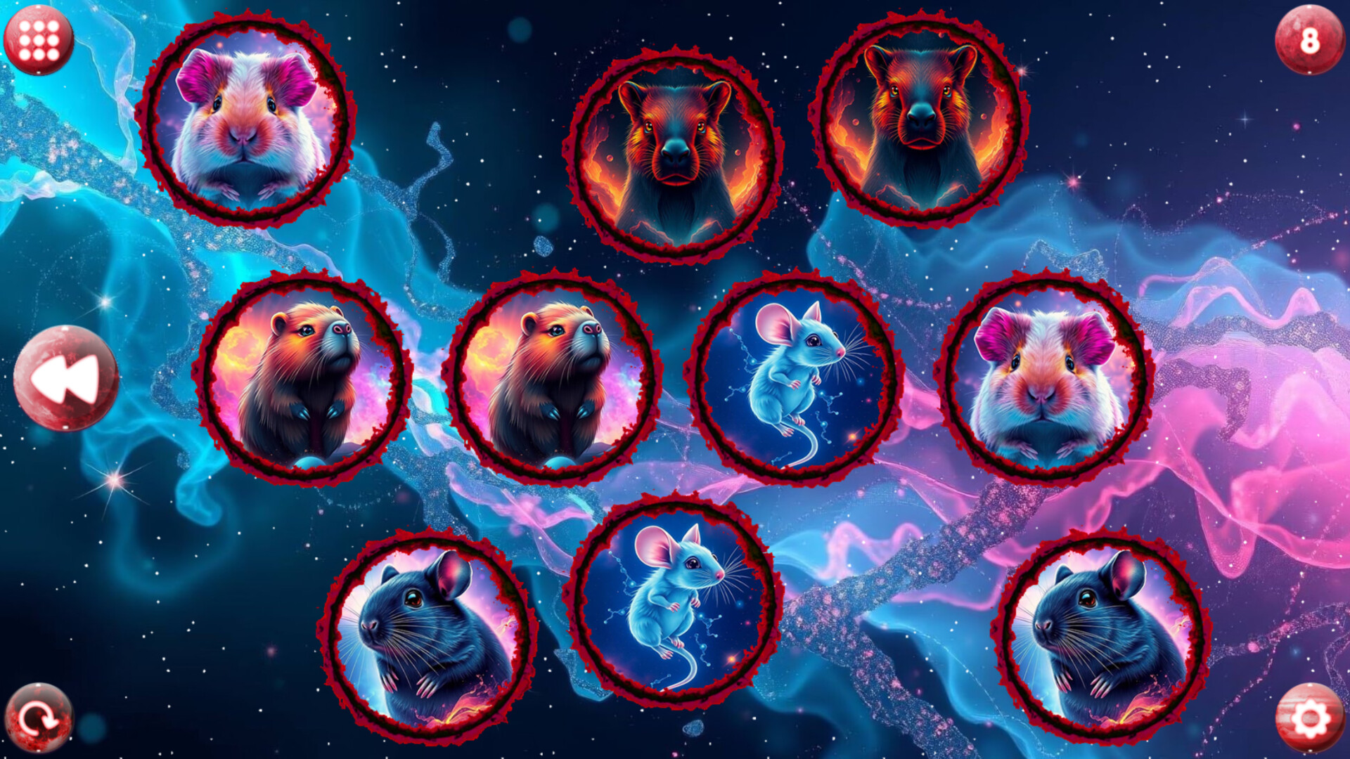Space Memory: Rodents Screenshot 3
