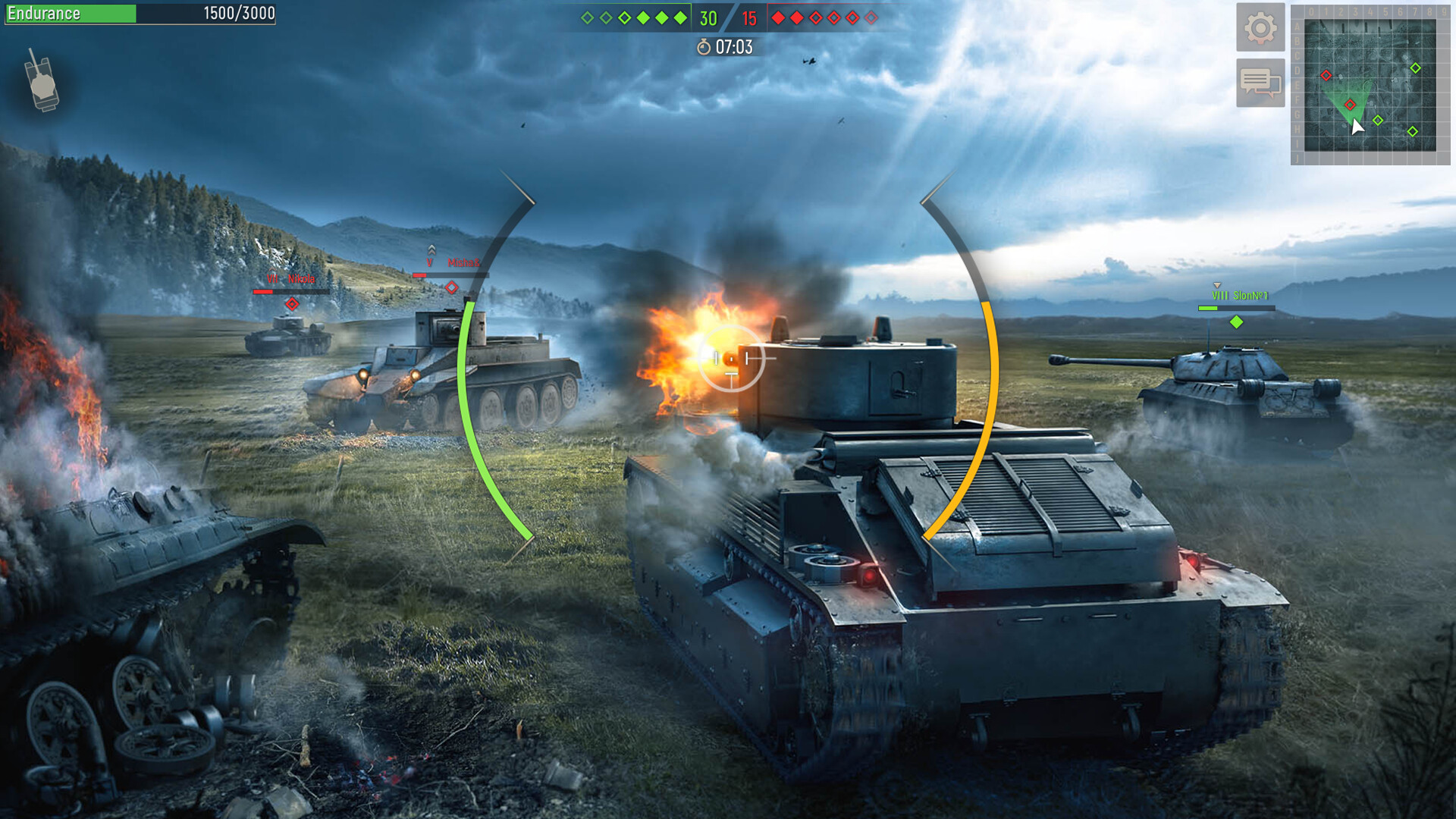 Battle Tanks: World War II Screenshot 2