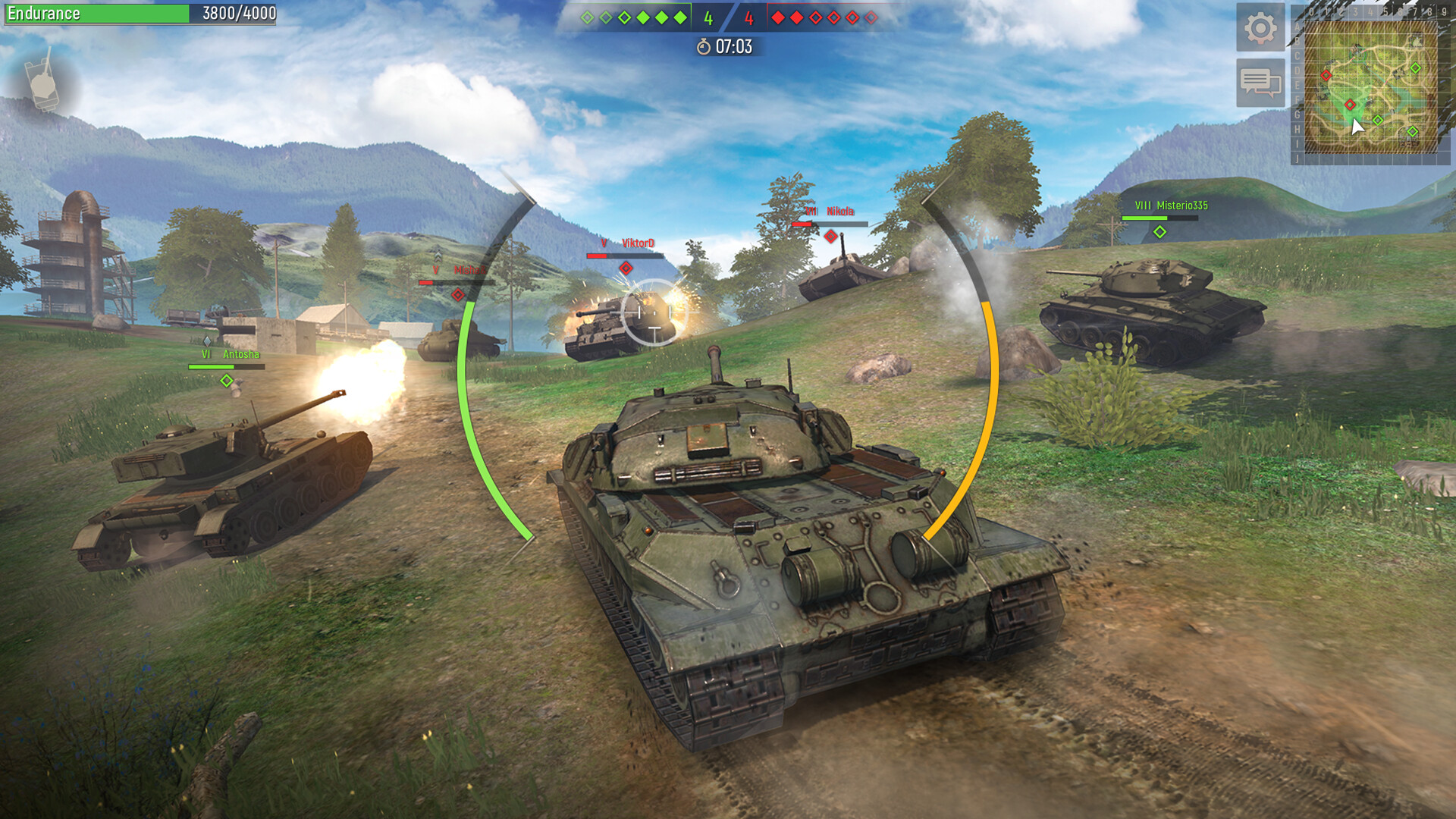 Battle Tanks: World War II Screenshot 4