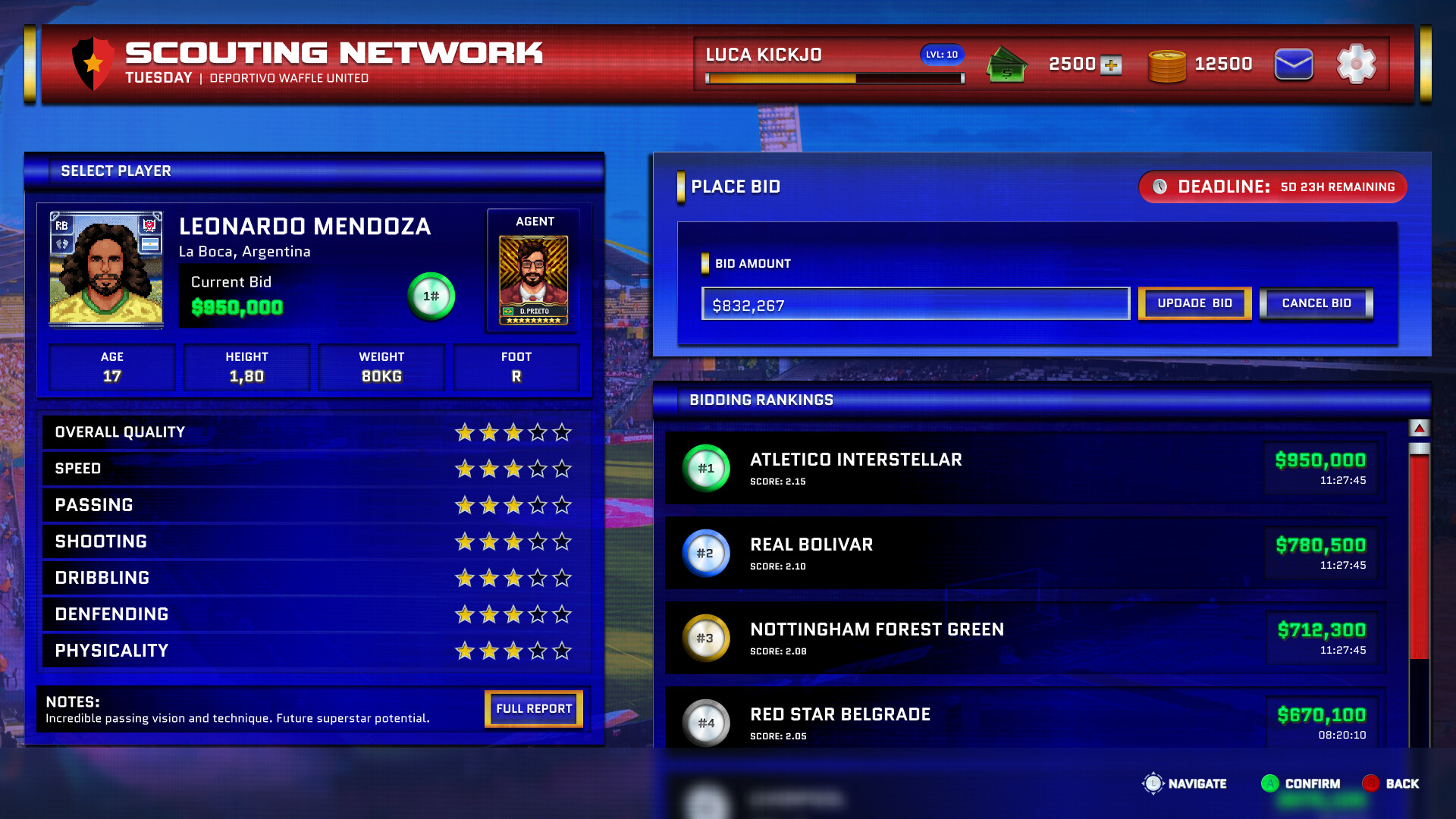 PIX Football Manager Screenshot 7