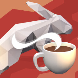 The Hare with an espresso icon