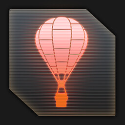 Full of hot air icon