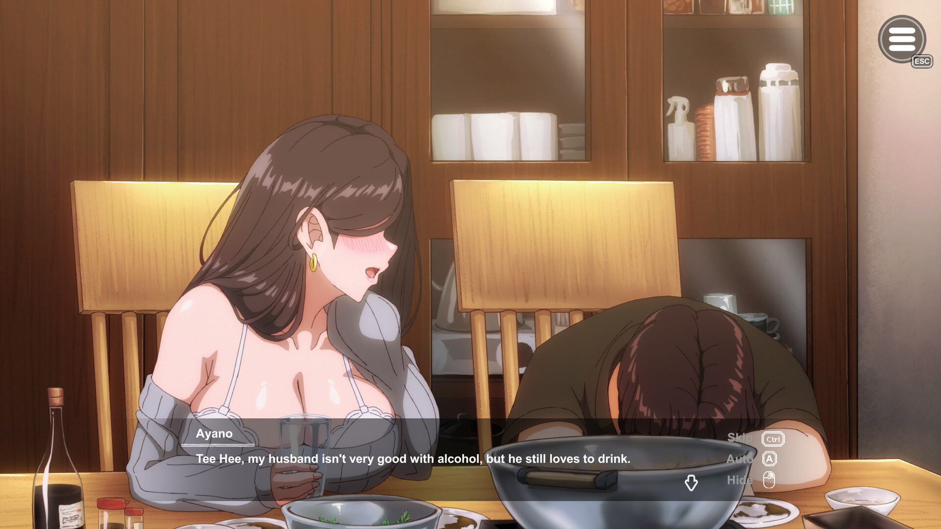 The Married Woman Nextdoor - Creampie SEX Beside Her Husband Screenshot 1