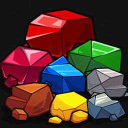 All materials unlocked! icon