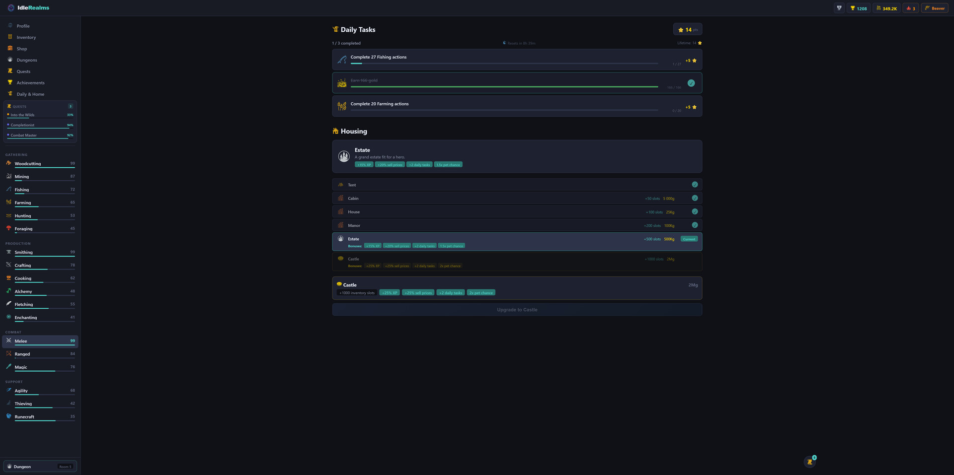 Idle Realms: The Eternal Spire Screenshot 4