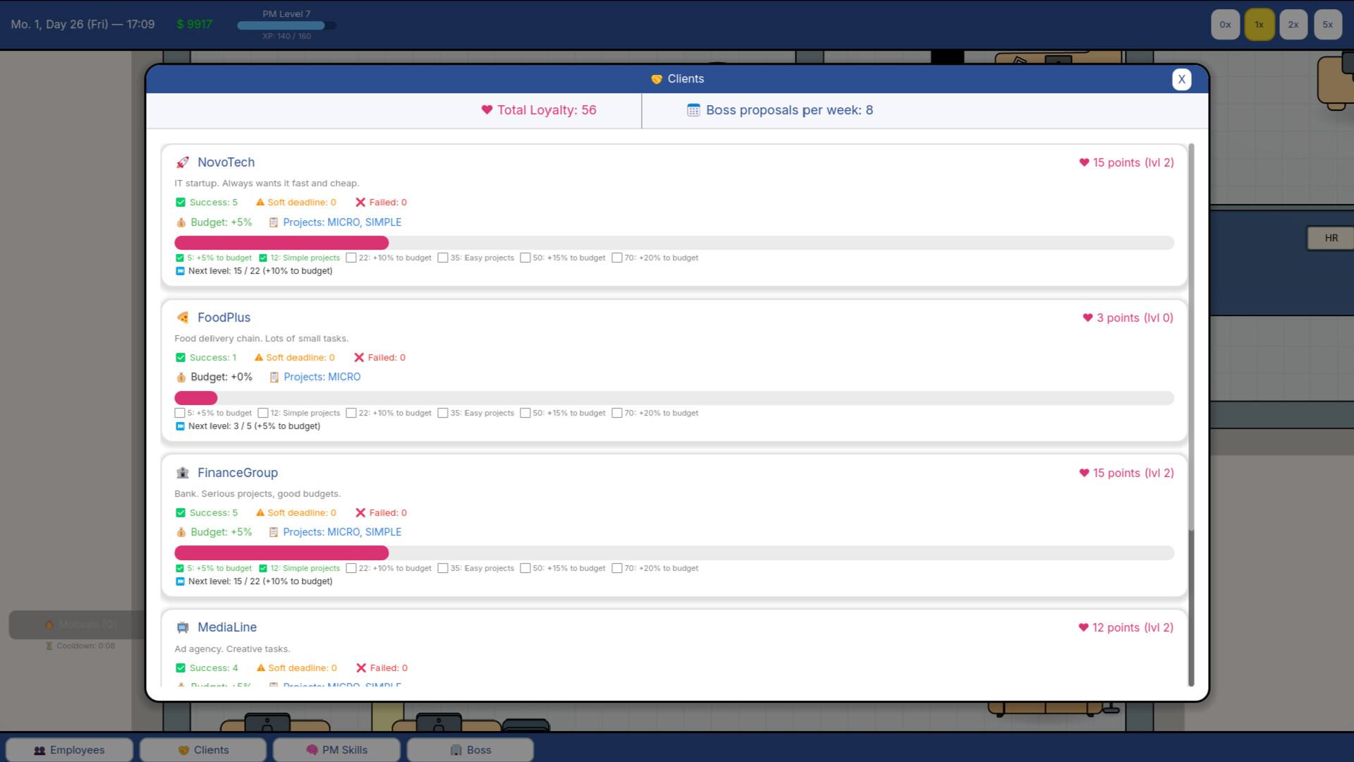 Project manager SIM Screenshot 4