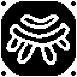 Rest with eyes closed icon