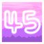 Level 45 icon