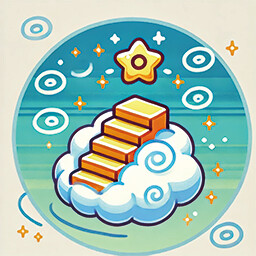 Climb the ladder to success. icon