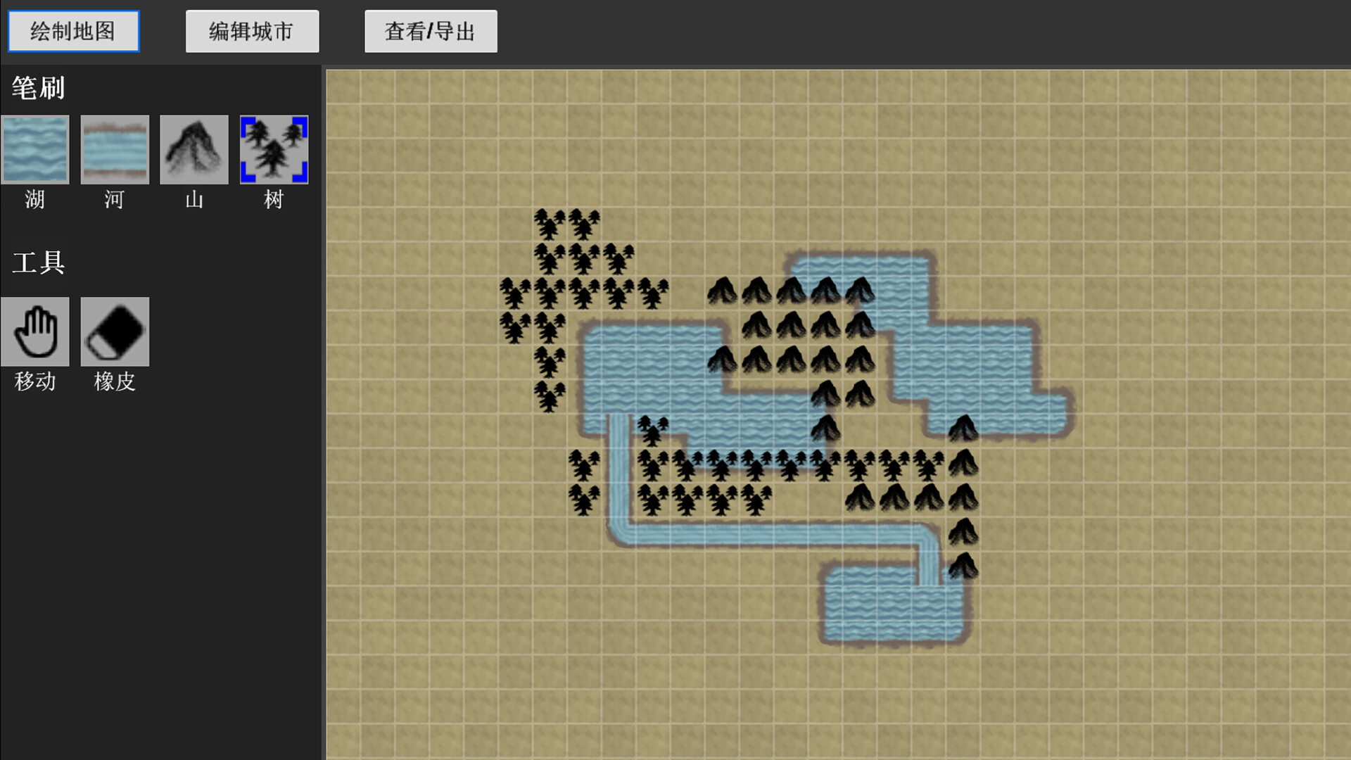Strive for power:King Growth Program - Map Editor Screenshot 2