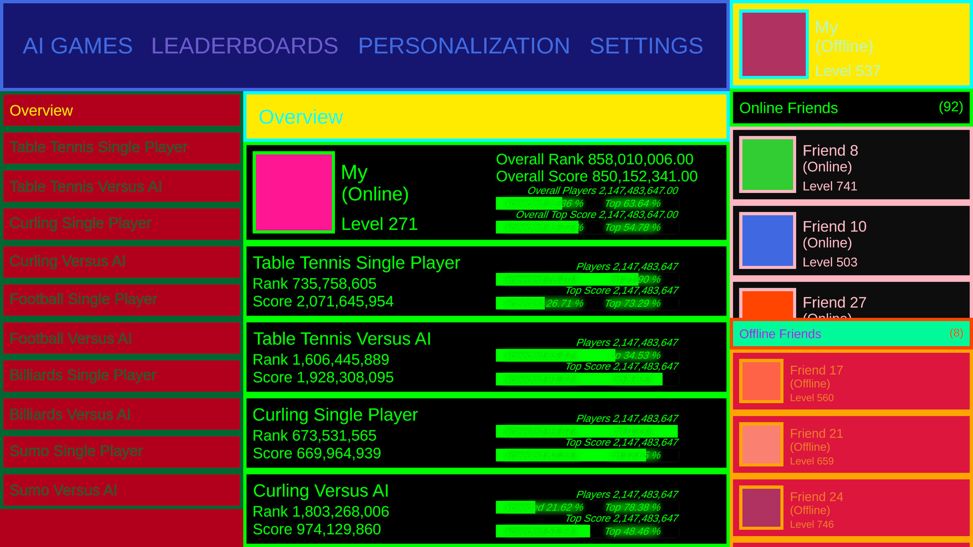 AI Games Screenshot 10