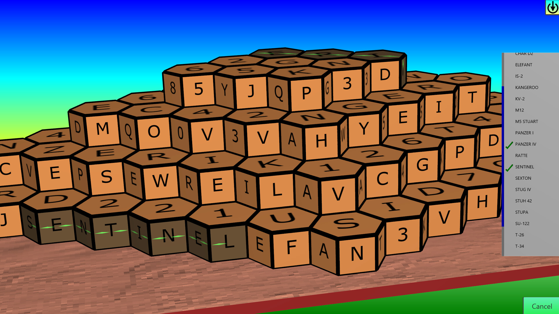Wordsearch Attack Screenshot 3